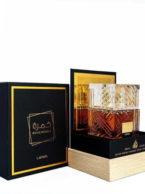 Khamrah de Lattafa, Parfum Femme et Homme 100 ml Vanille Doux Chaud – Image 4